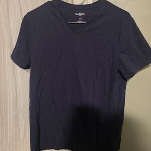 Goodfellow & Co Men's Dark Blue V-Neck Tee